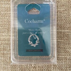 Amazon Silver Diamond Hoop